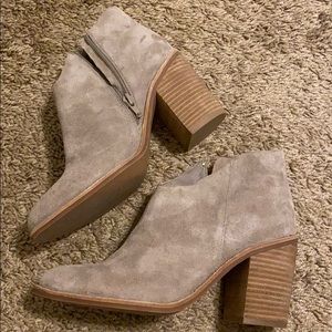 Jeffrey Campbell Gray/Taupe booties